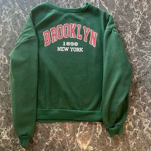 Medium Sized Green Brooklyn Crewneck